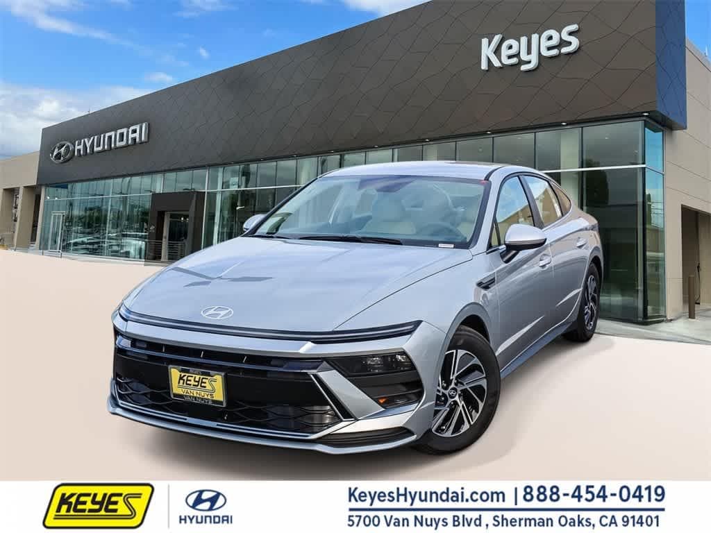New 2026 Hyundai Sonata Hybrid Blue Sedan
