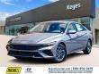 New 2025 Hyundai Elantra Hybrid Blue Sedan
