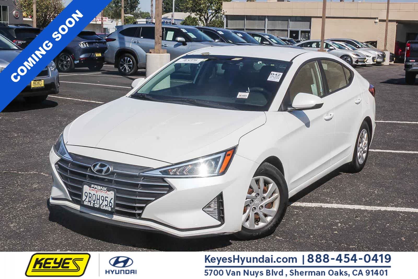 2019 Hyundai Elantra SE