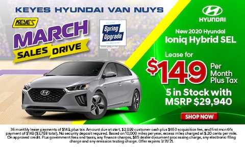 New Vehicle Specials in Van Nuys, CA | Keyes Hyundai of Van Nuys