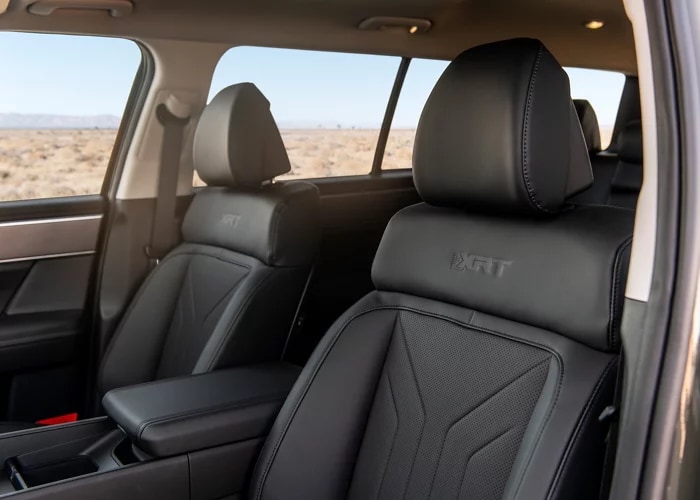 The interior of a Hyundai six-seater car