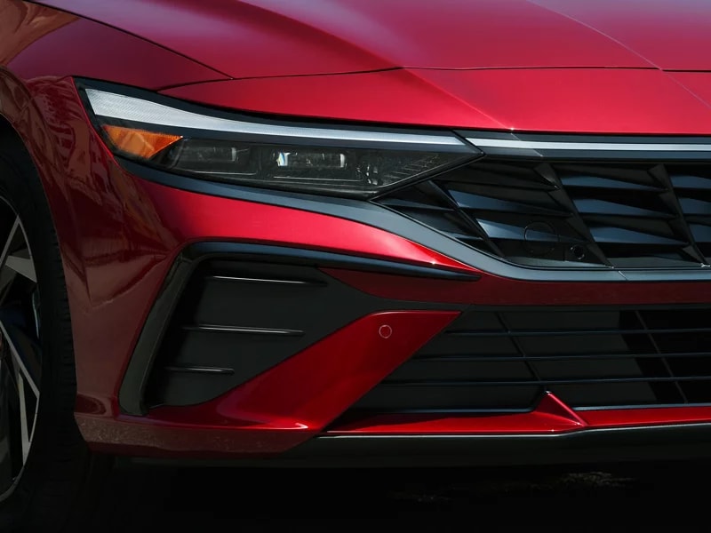 Headlight of a Hyundai Certified Pre-Owned vehicle