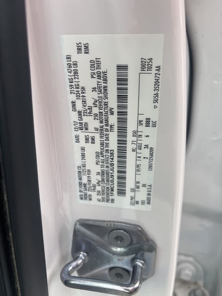 2018 Ford Escape Titanium 9