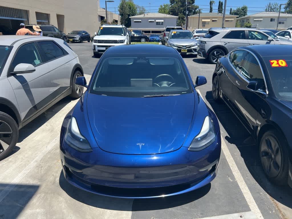 Used 2022 Tesla Model 3 Long Range with VIN 5YJ3E1EB0NF198392 for sale in Van Nuys, CA