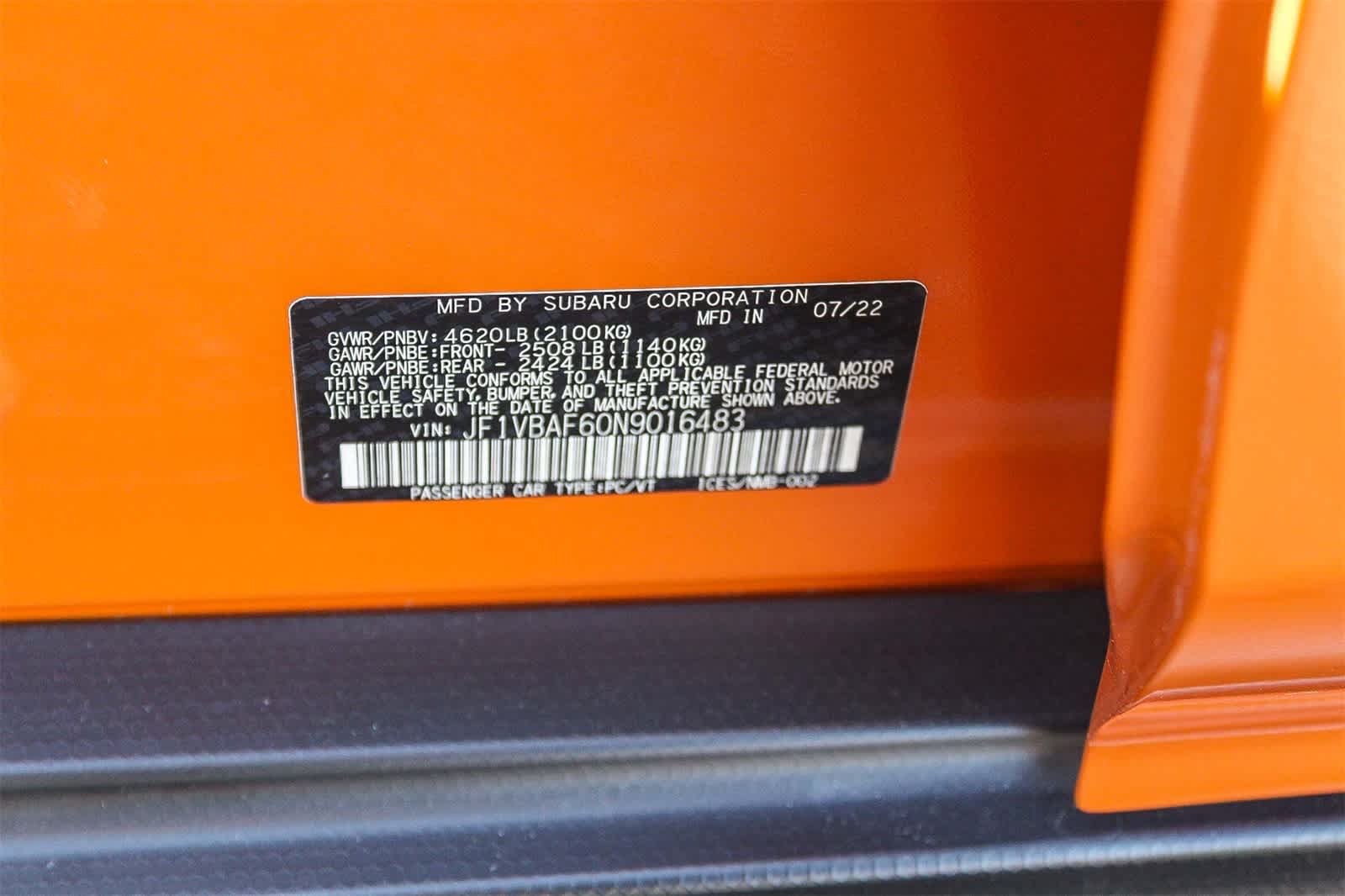 Thumbnail: 2022 Subaru WRX - 40