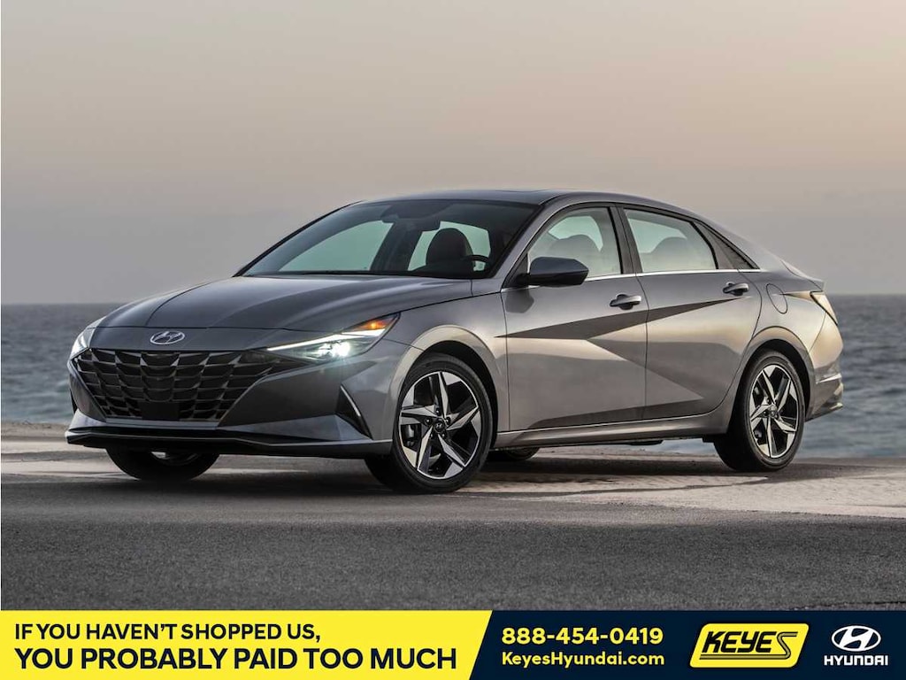 Certified 2023 Hyundai Elantra HEV Blue Sedan