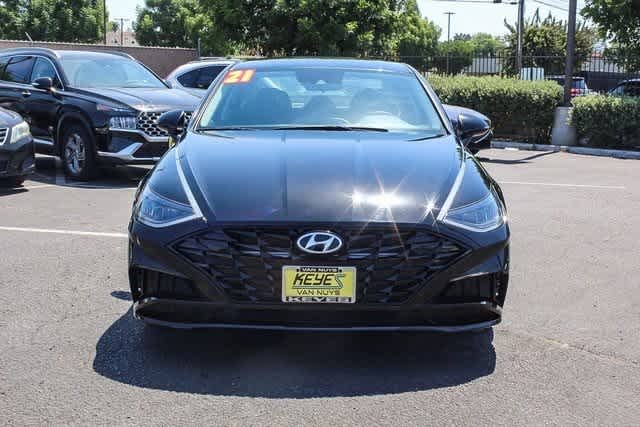 Certified 2021 Hyundai Sonata SEL with VIN 5NPEL4JA0MH071283 for sale in Van Nuys, CA