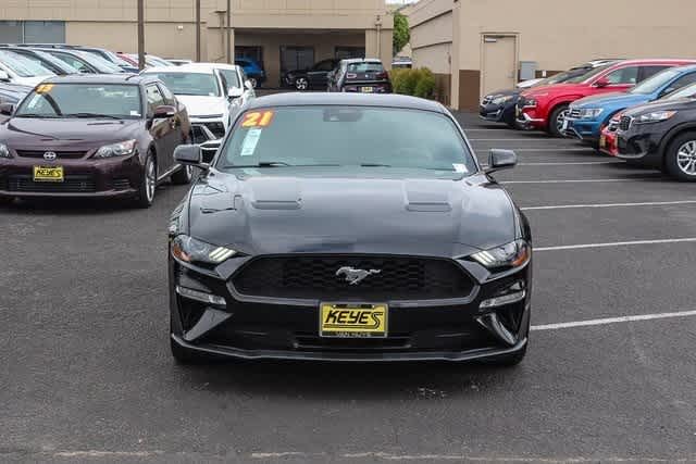 Used 2021 Ford Mustang EcoBoost Premium with VIN 1FA6P8TH4M5108397 for sale in Van Nuys, CA