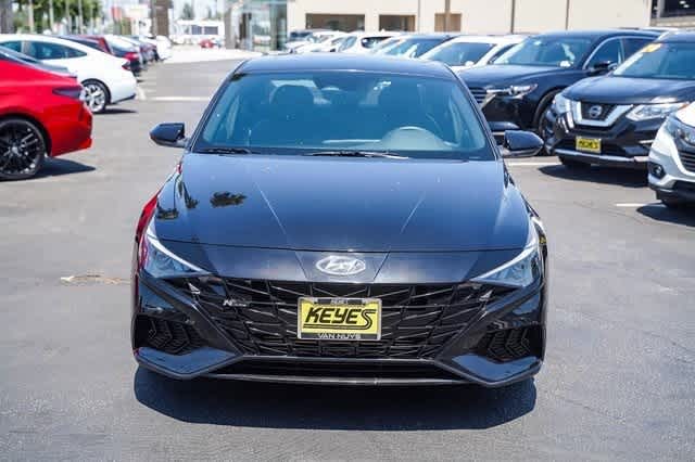 Certified 2021 Hyundai Elantra N Line with VIN KMHLR4AF2MU173512 for sale in Van Nuys, CA