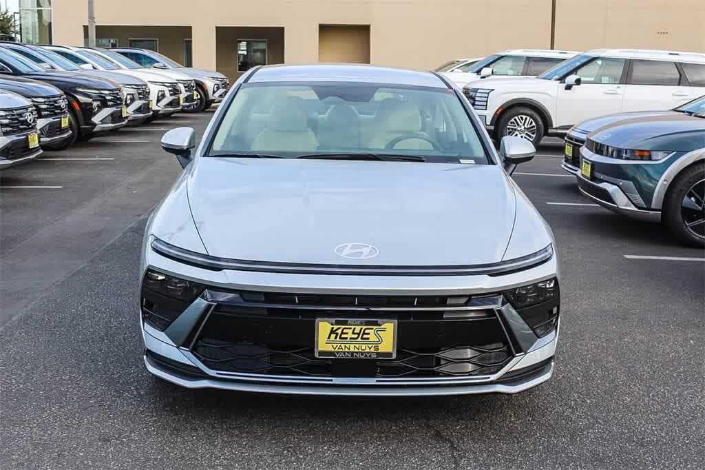 New 2026 Hyundai Sonata Hybrid Blue Sedan