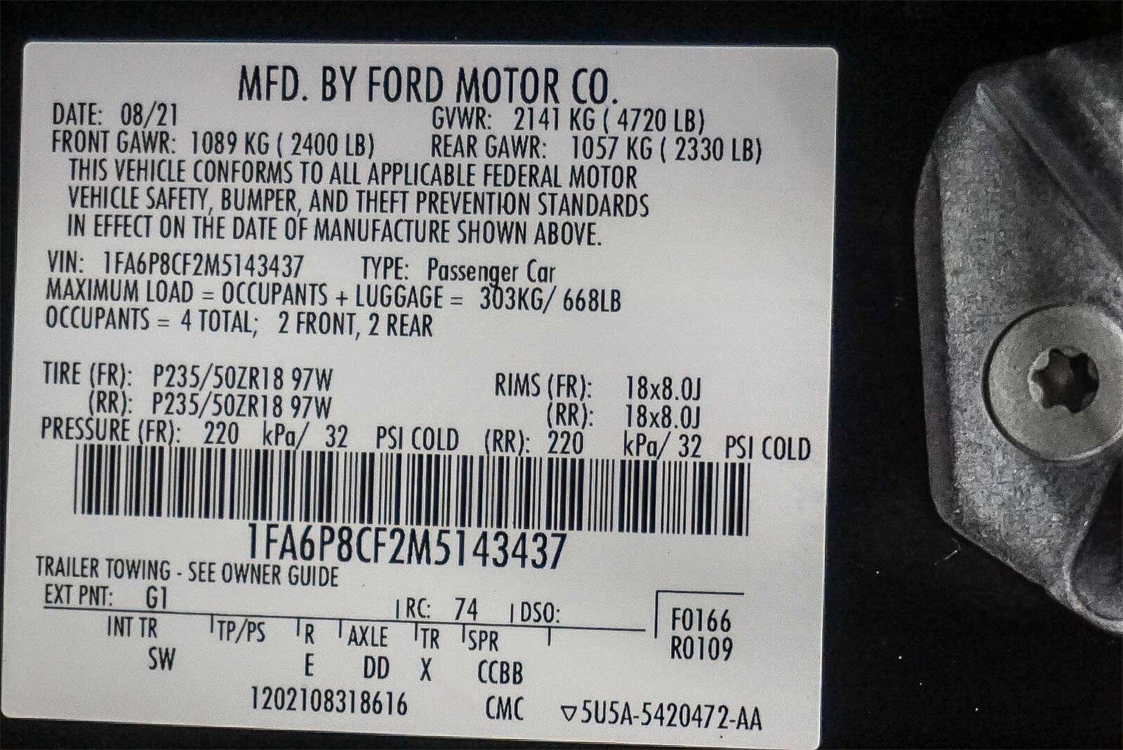 Thumbnail: 2021 Ford Mustang - 29