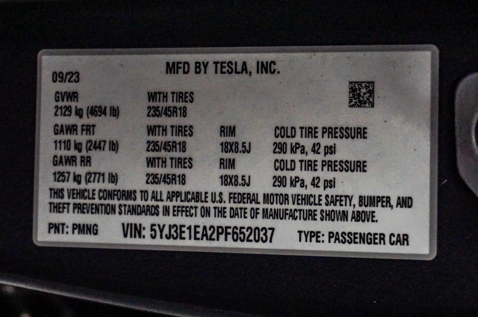 Thumbnail: 2023 Tesla Model 3 - 29