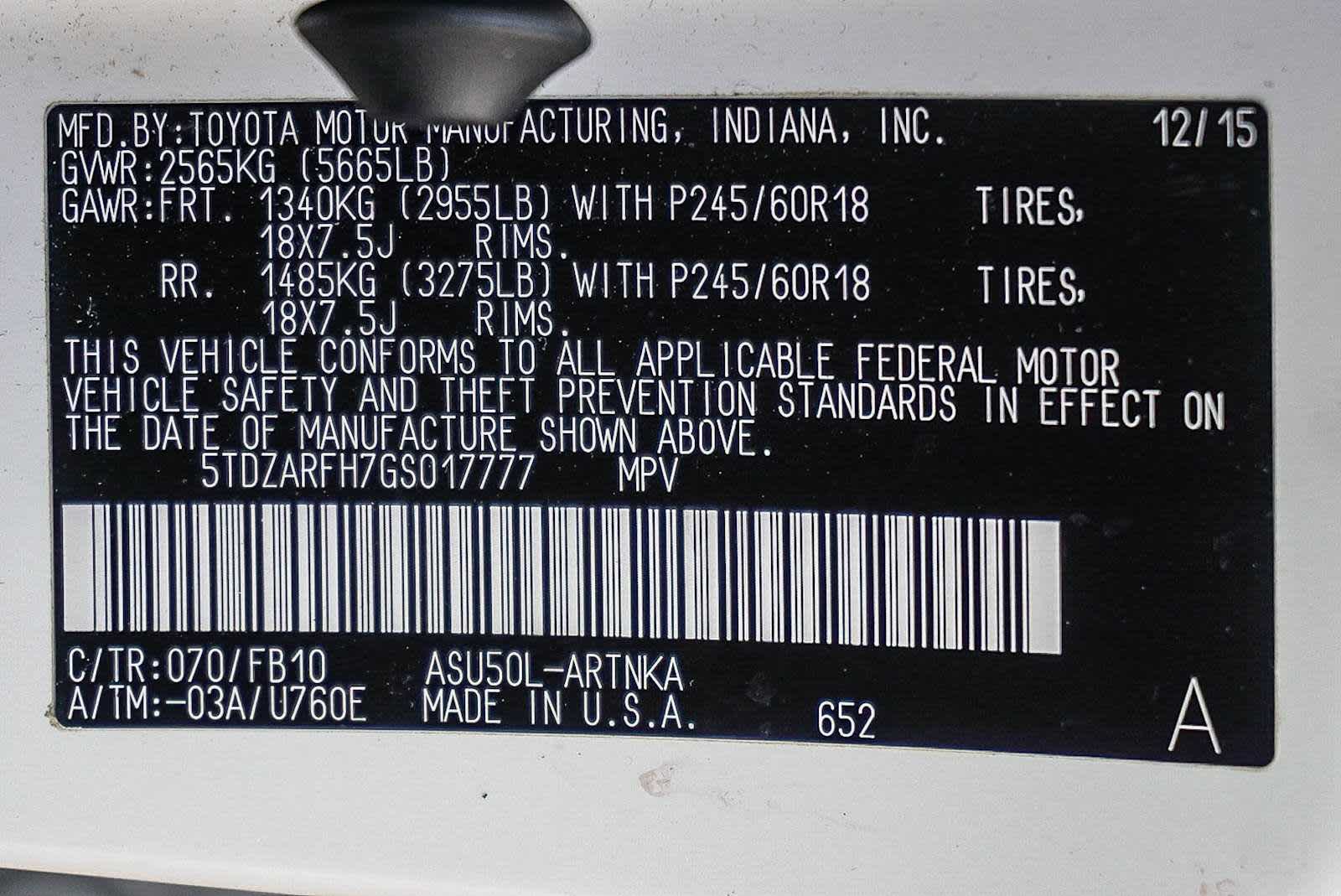 Thumbnail: 2016 Toyota Highlander - 26