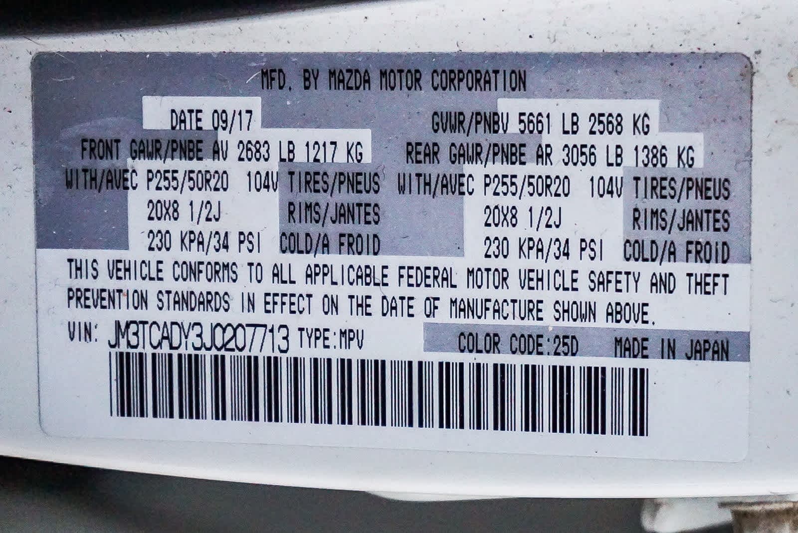 Thumbnail: 2018 Mazda CX-9 - 30