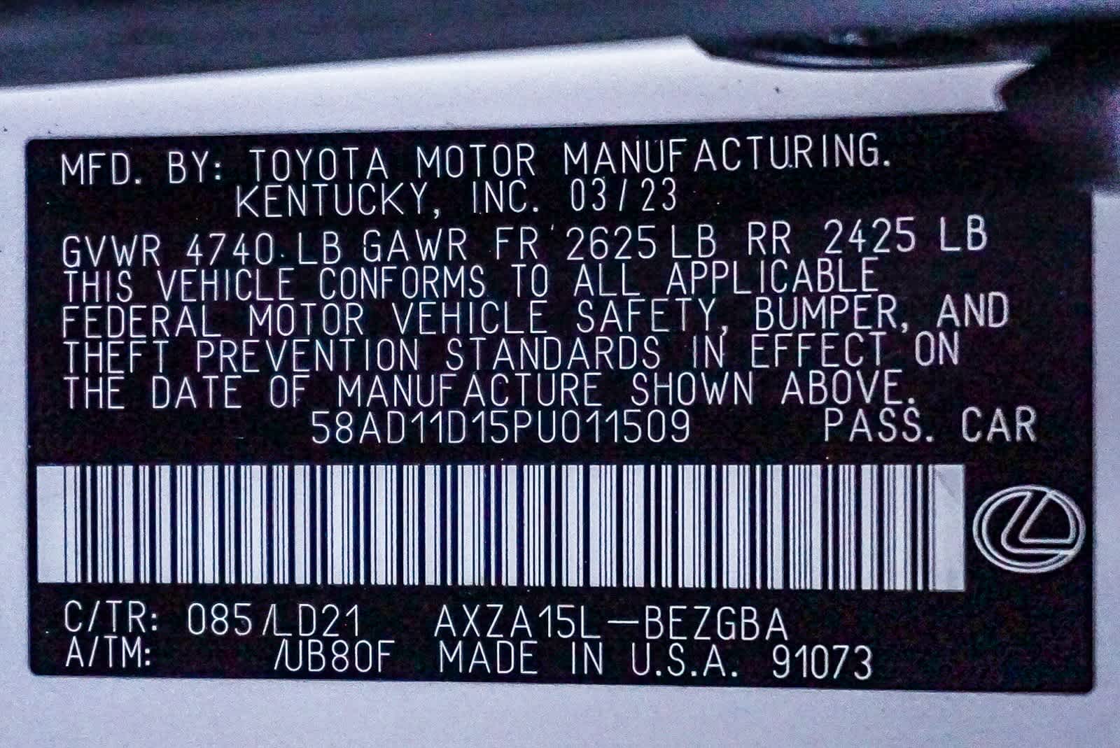 Thumbnail: 2023 Lexus ES - 33