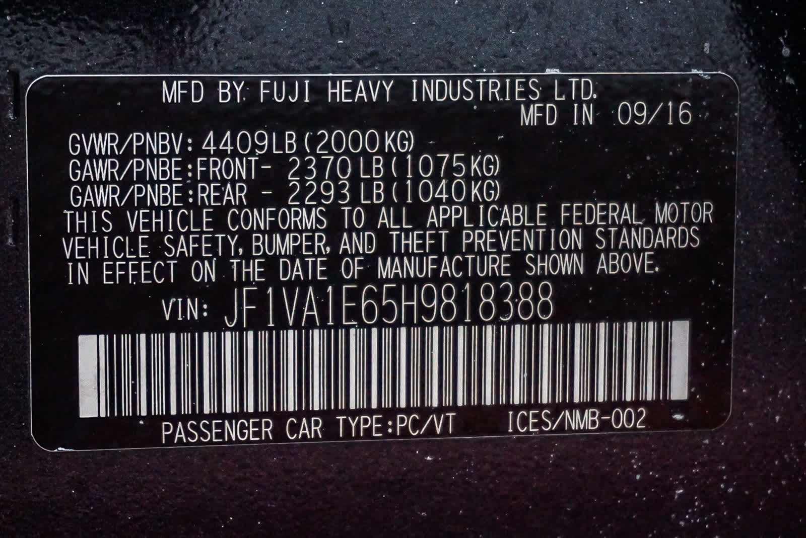 Thumbnail: 2017 Subaru WRX - 30