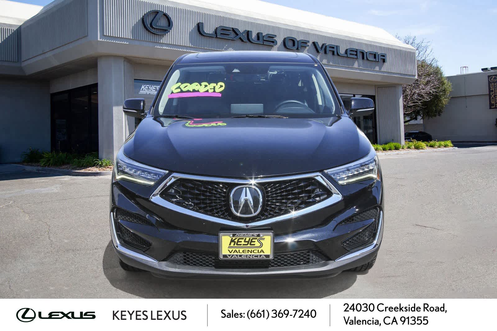 Used 2020 Acura RDX Technology Package with VIN 5J8TC2H51LL003901 for sale in Valencia, CA