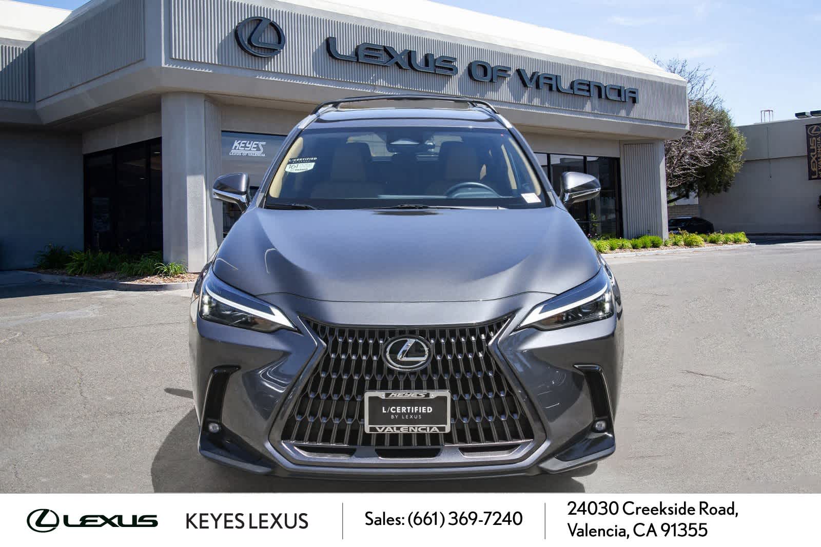 Used 2024 Lexus NX 250 with VIN 2T2ADCAZ1RC008372 for sale in Valencia, CA