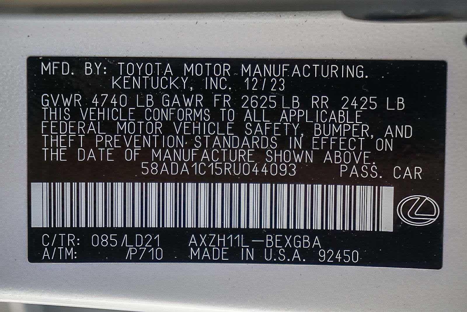 Thumbnail: 2024 Lexus ES - 30