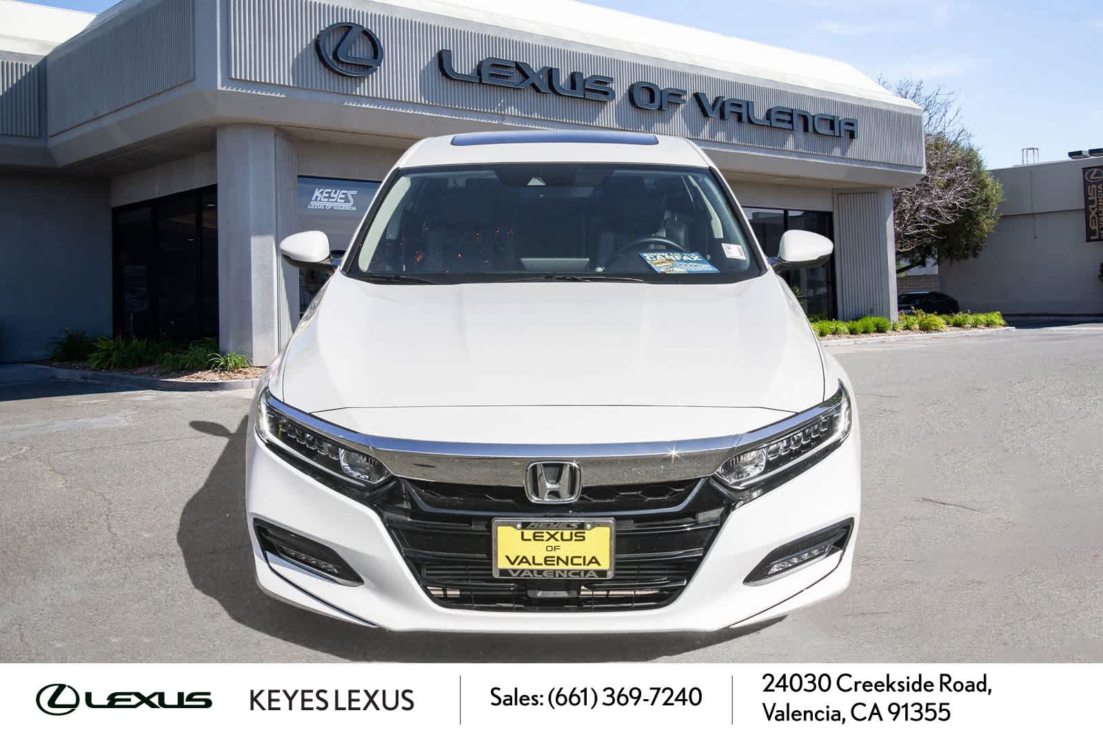 Used 2019 Honda Accord EX-L with VIN 1HGCV1F52KA055457 for sale in Valencia, CA