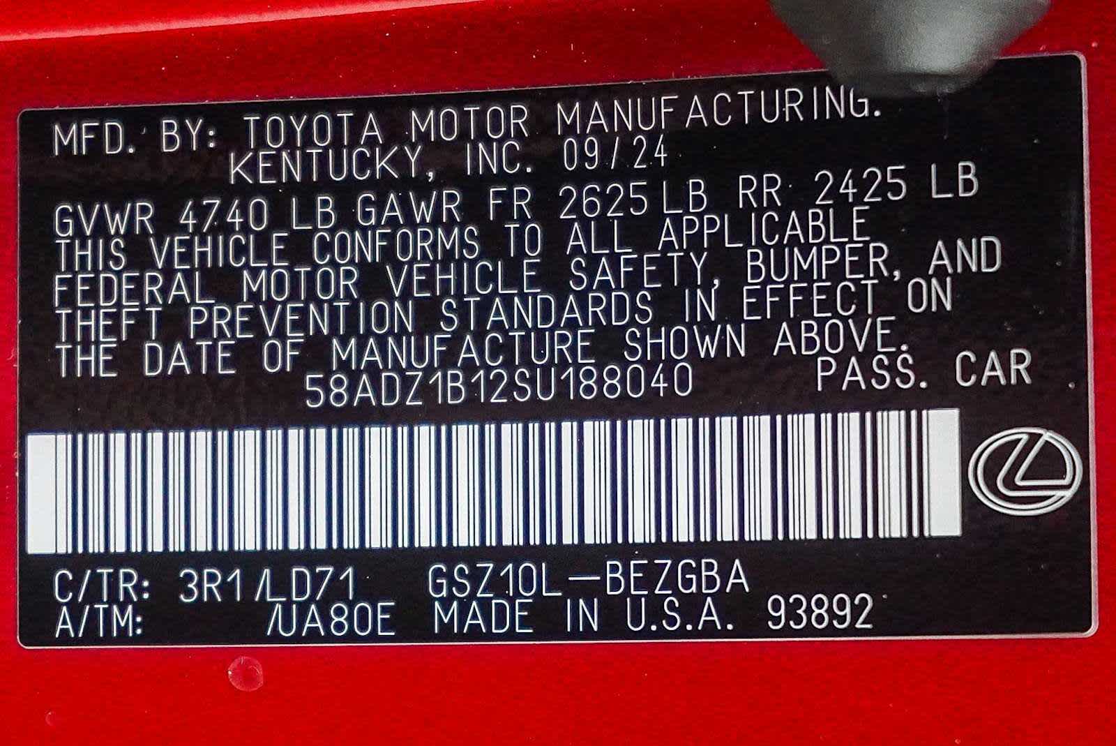 Thumbnail: 2025 Lexus ES - 30