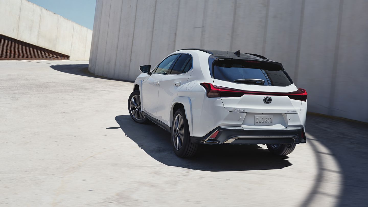 Exterior of a 2026 Lexus UX Hybrid F SPORT
