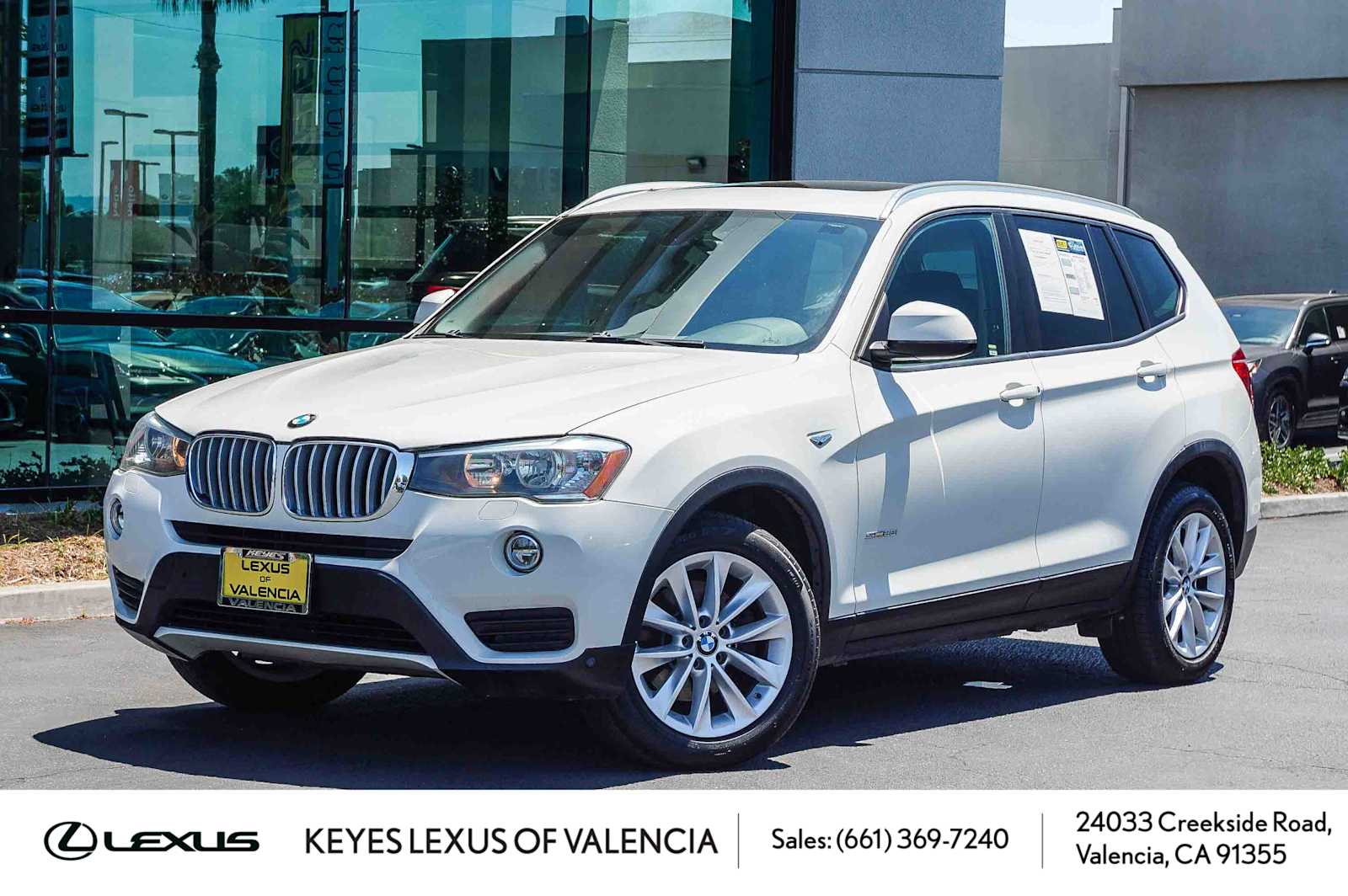 2016 BMW X3 sDrive28i -
                  Valencia, CA