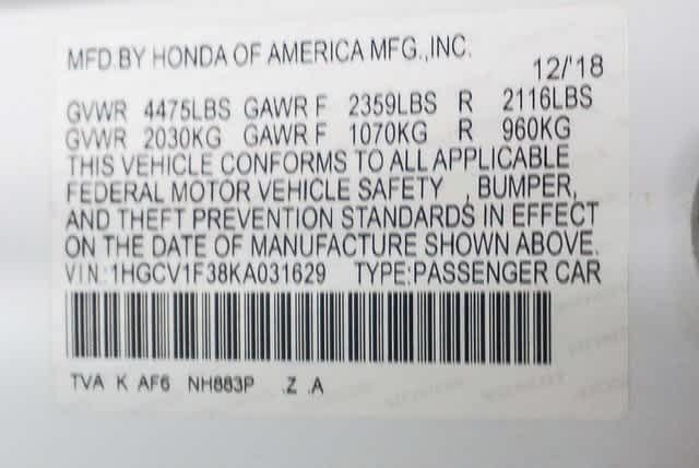 Thumbnail: 2019 Honda Accord - 30