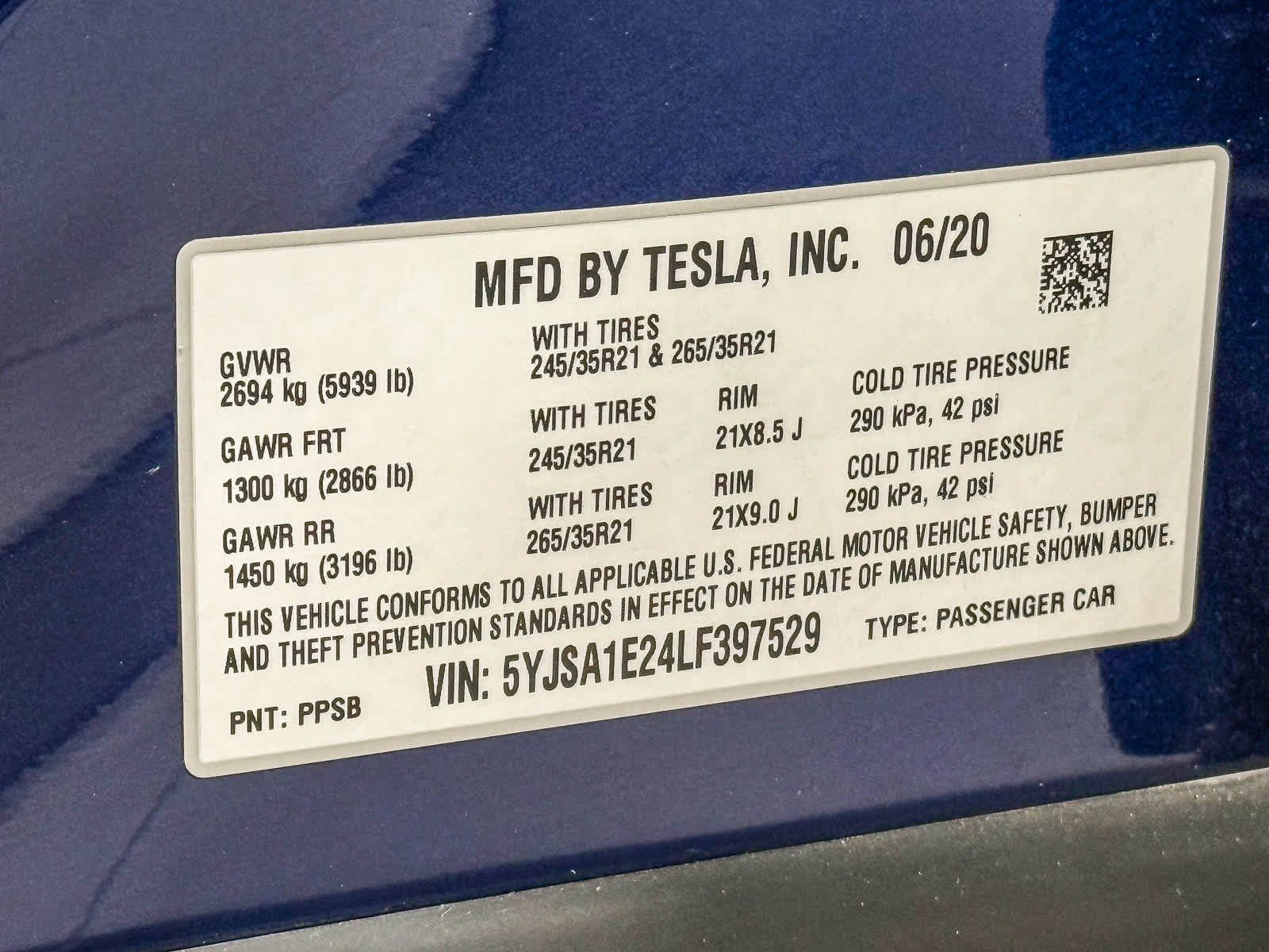 Thumbnail: 2020 Tesla Model S - 30