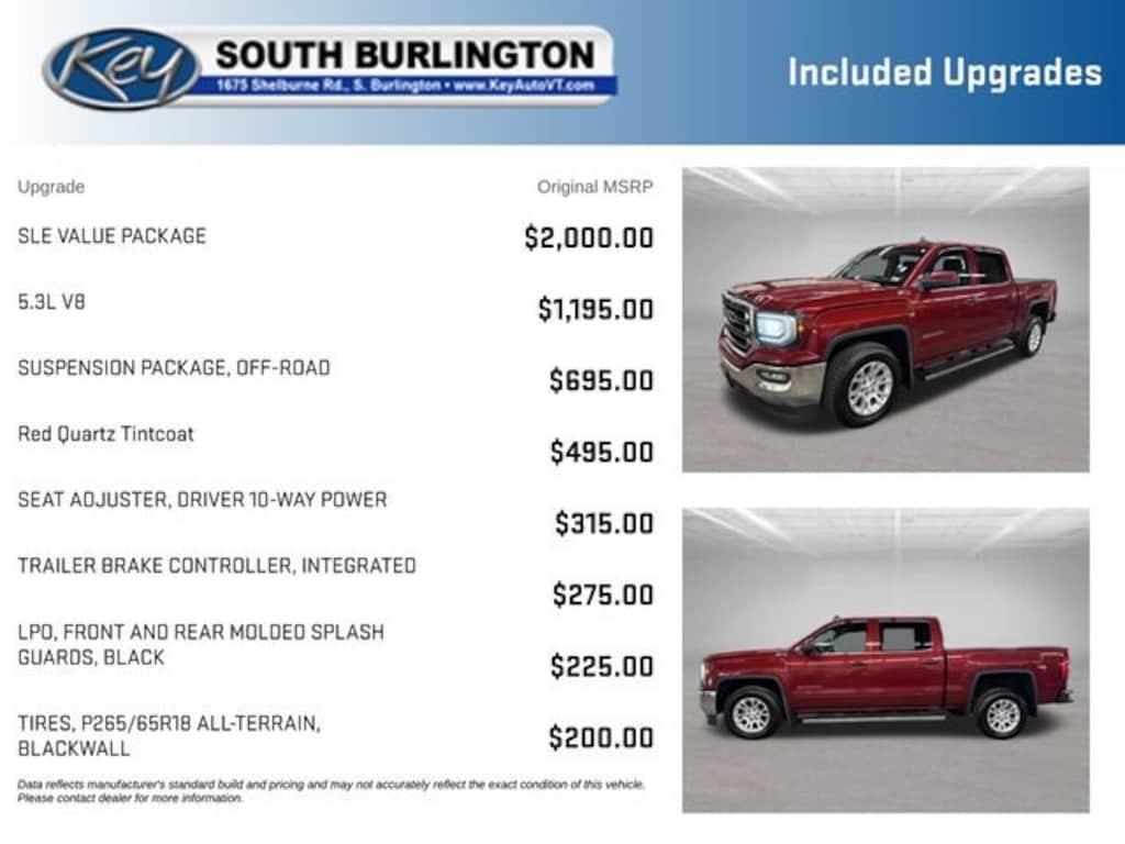 Used 2018 GMC Sierra 1500 SLE Truck Crew Cab