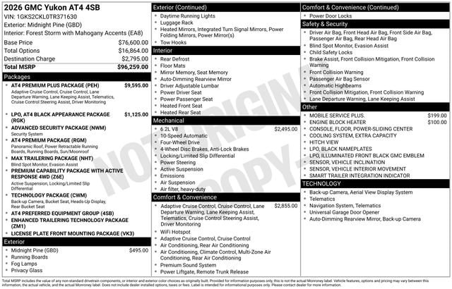 2026 GMC Yukon AT4 - Photo 2