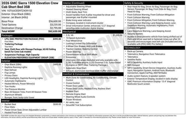 2026 GMC Sierra 1500 Elevation - Photo 2