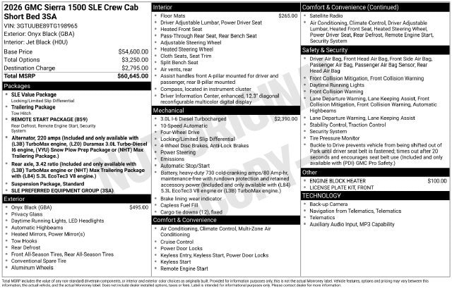 2026 GMC Sierra 1500 SLE - Photo 2