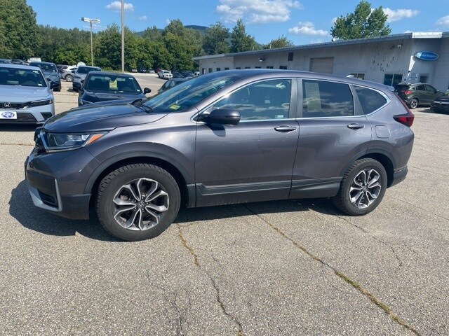 Used 2021 Honda CR-V EX with VIN 2HKRW2H5XMH677597 for sale in Rutland, VT