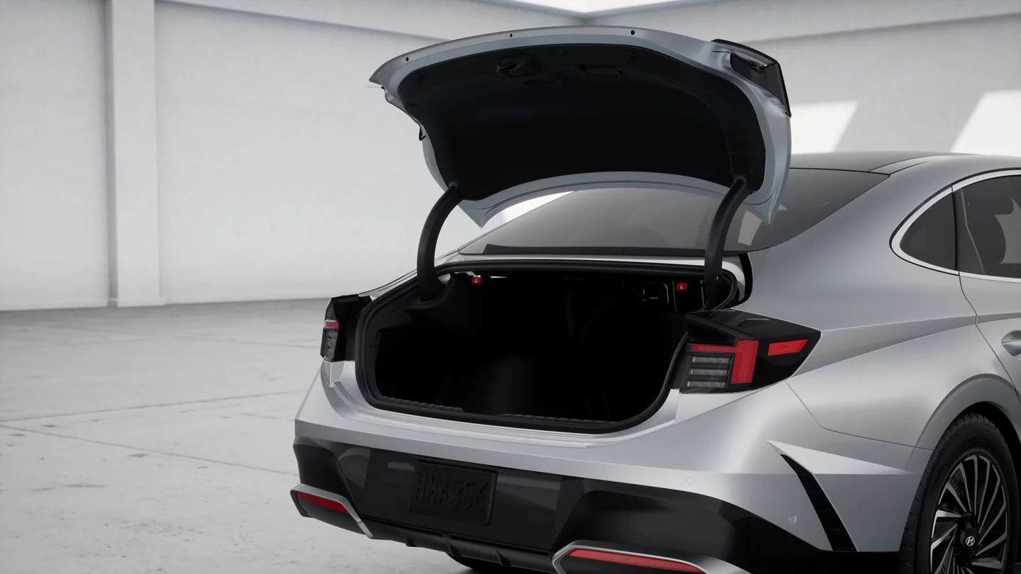 2026 Hyundai Sonata open trunk detail