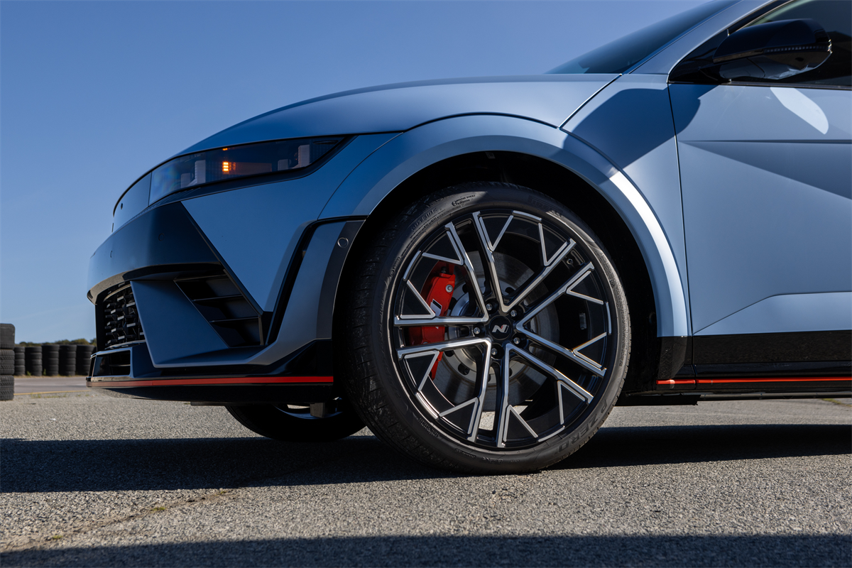 2026 Hyundai IONIQ 5 N front wheel detail