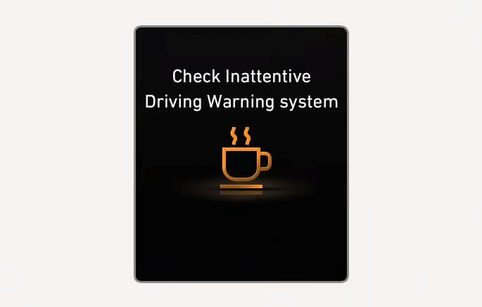 Inattentive Driver Warning graphic