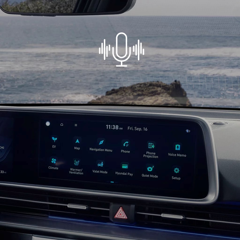 using voice assistant in Hyundai vehicle
