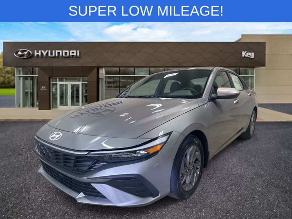 Certified 2026 Hyundai Elantra Hybrid Blue Sedan