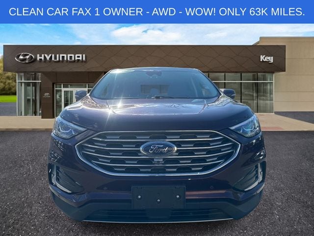 Used 2019 Ford Edge Titanium with VIN 2FMPK4K99KBB66221 for sale in Vernon, CT