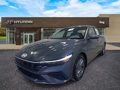 2026 Hyundai Elantra Hybrid Blue Sedan
