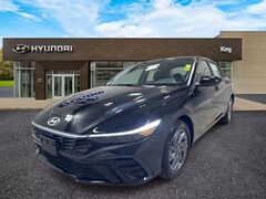 2026 Hyundai Elantra Hybrid Blue Sedan