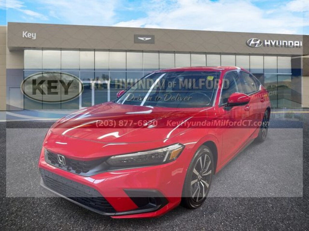 Used 2023 Honda Civic EX-L w/BSI Hatchback