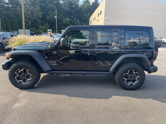 Used 2022 Jeep Wrangler Unlimited Rubicon 4XE with VIN 1C4JJXR61NW101196 for sale in Milford, CT