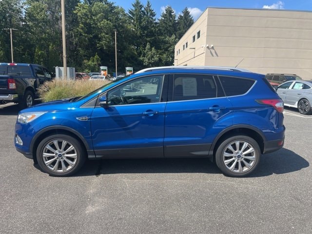 Used 2017 Ford Escape Titanium with VIN 1FMCU9J97HUA44290 for sale in Milford, CT