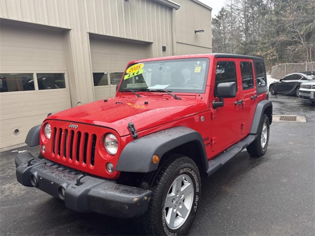 Used 2018 Jeep Wrangler JK Unlimited Sport 4x4 SUV