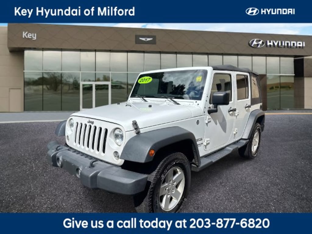 Used 2017 Jeep Wrangler JK Unlimited Sport 4x4 SUV