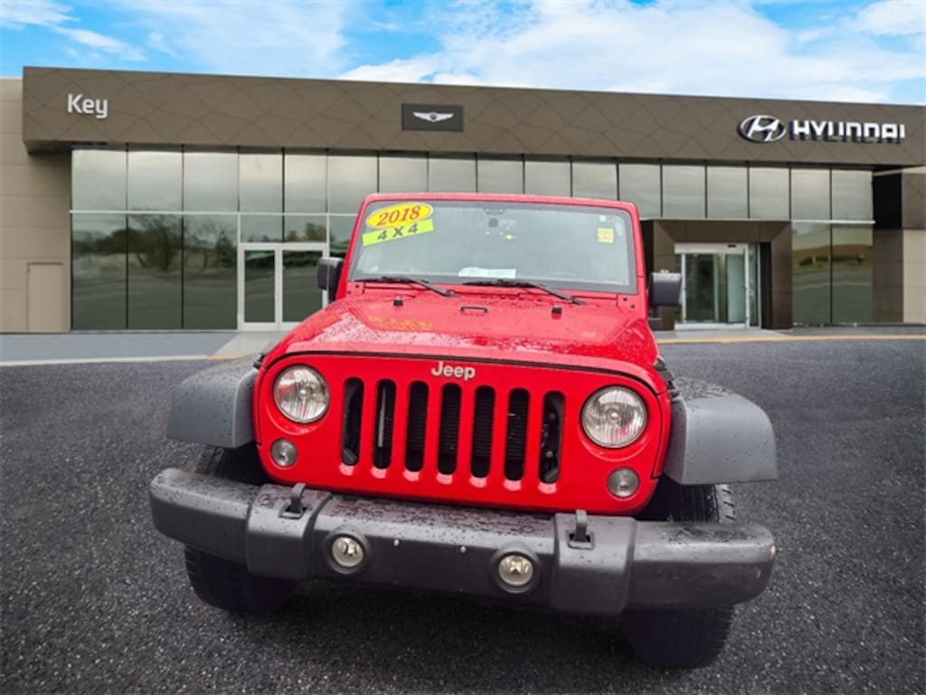 Used 2018 Jeep Wrangler JK Unlimited Sport 4x4 SUV