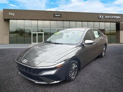 2026 Hyundai Elantra Hybrid Blue Sedan