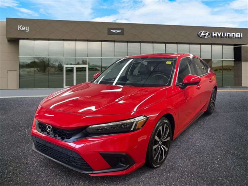 Used 2023 Honda Civic EX-L w/BSI Hatchback